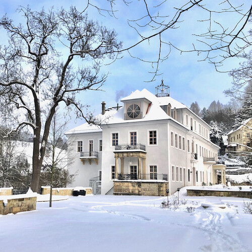 Schlossgarten im Winter