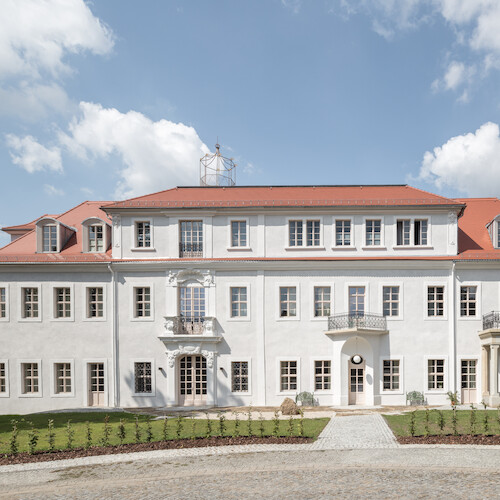 Ansicht Schloss Prossen