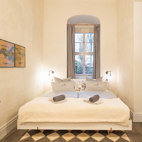 Schlafzimmer im 5-Sterne-Appartement