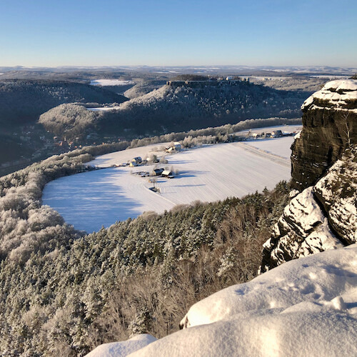 Blick vom Lilienstein