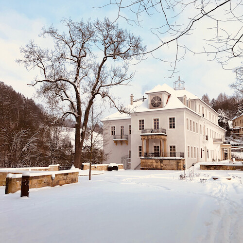 Schlossgarten im Winter