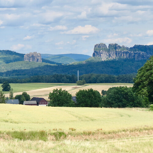 Beliebtes Wanderziel: Schrammsteine