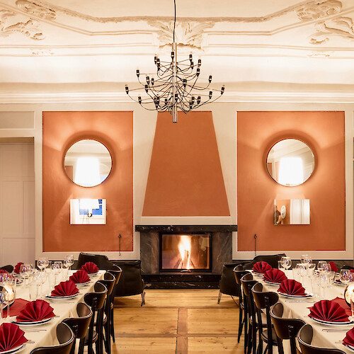 Dinner im Kaminsaal