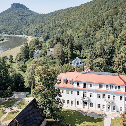 Schloss und Lilienstein