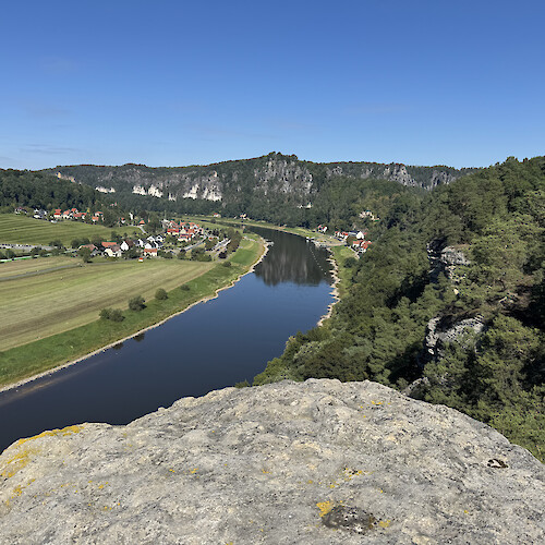 Blick auf die Bastei
