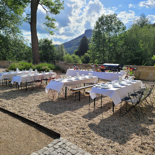 Barbecue im Schlossgarten