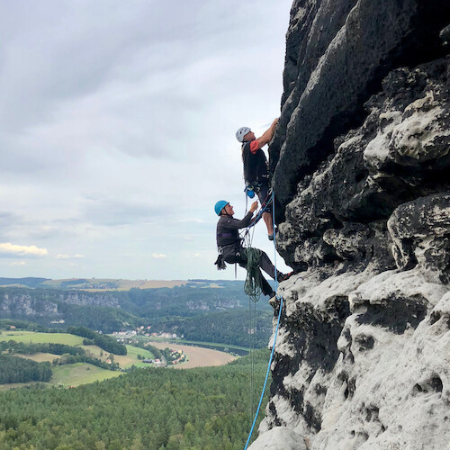 Klettern am Lilienstein