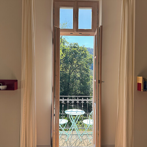 Balkon Apartment Abendsonne