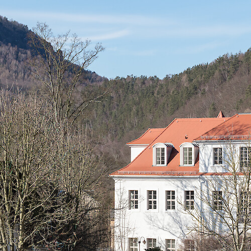 Schloss Prossen im Januar