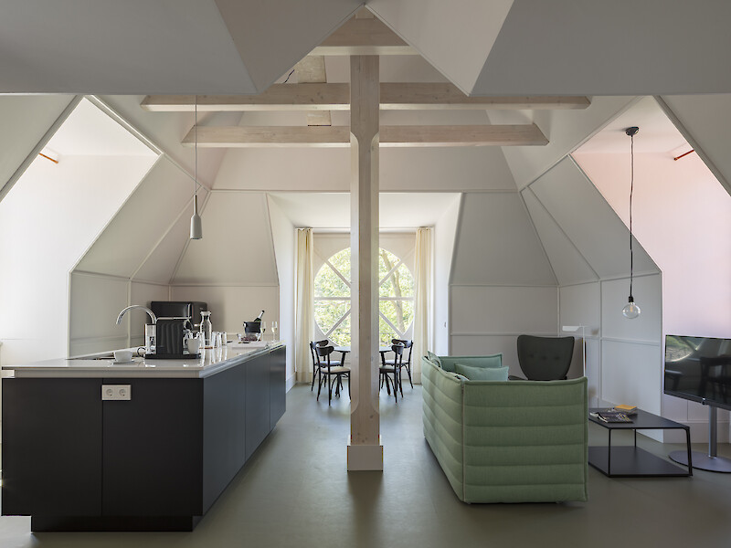 Wohnsalon der Elbsuite
